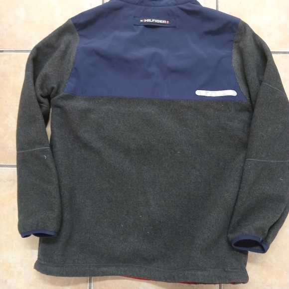 Mens Tommy Hilfiger Pullover Fleece Jacket XxL( Undersized fits like a M) - Picture 3 of 5